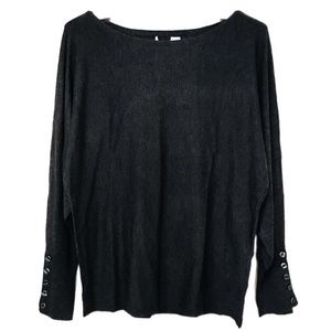 Modal charcoal grey sweater